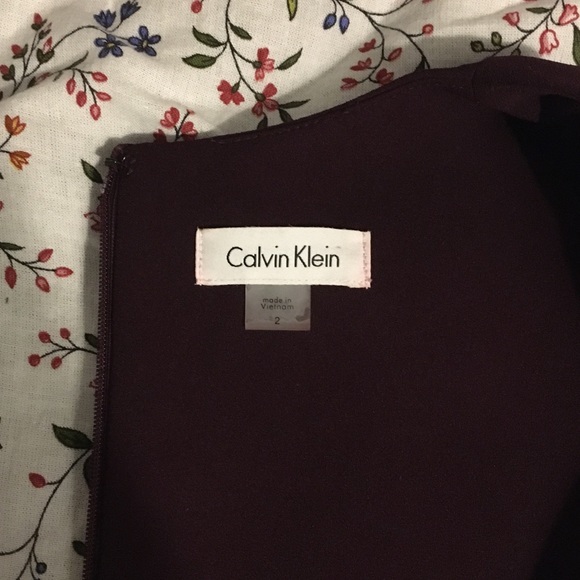 Calvin Klein Aubergine Dress - Picture 4 of 4